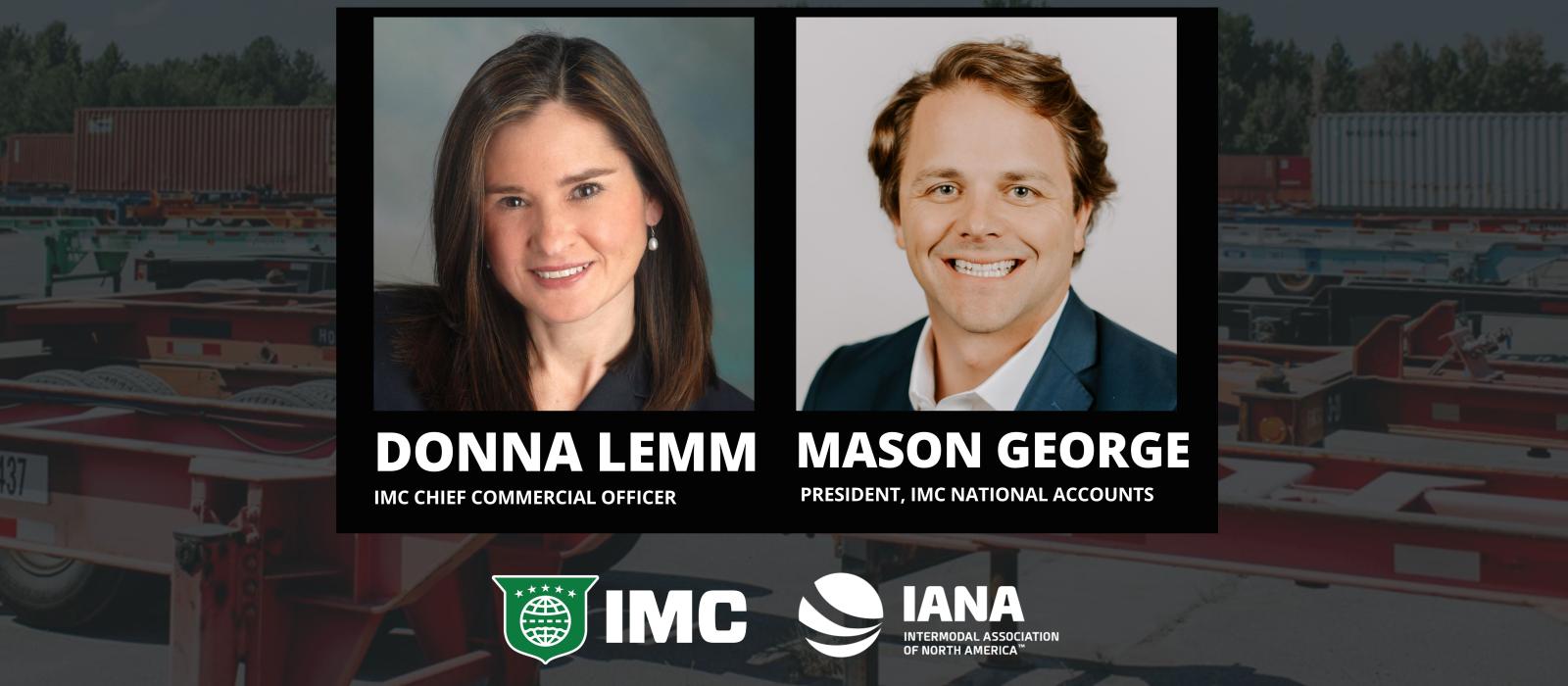 Mason George and Donna Lemm speak on IANA Webinar