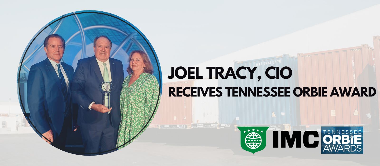 IMC’s CIO, Joel Tracy, Receives Tennessee ORBIE Award