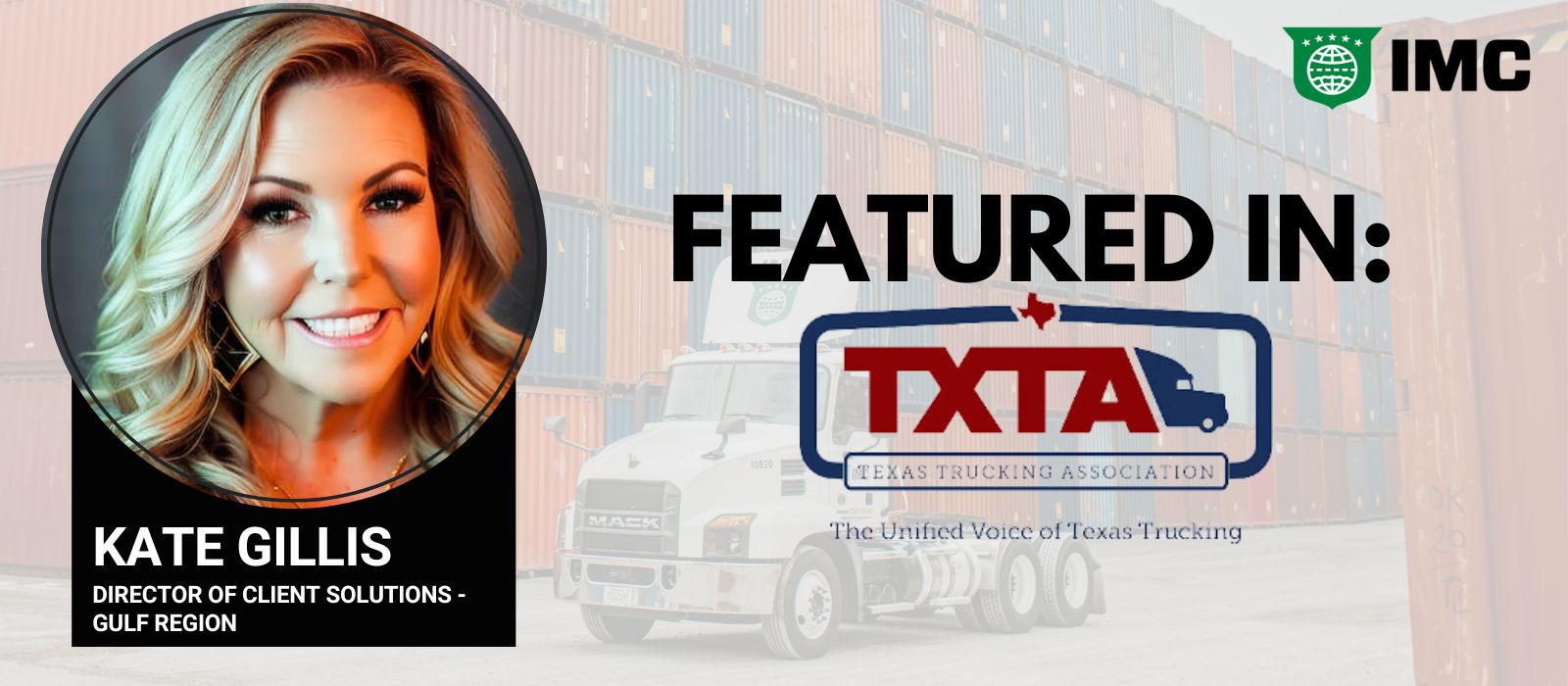 Kate Gillis Featured in Texas Trucking Association