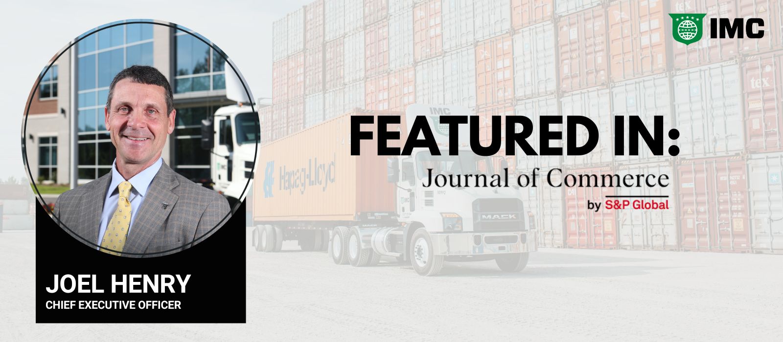 IMC CEO Joel Henry Talks Cargo Volumes Amid Trade Dispute