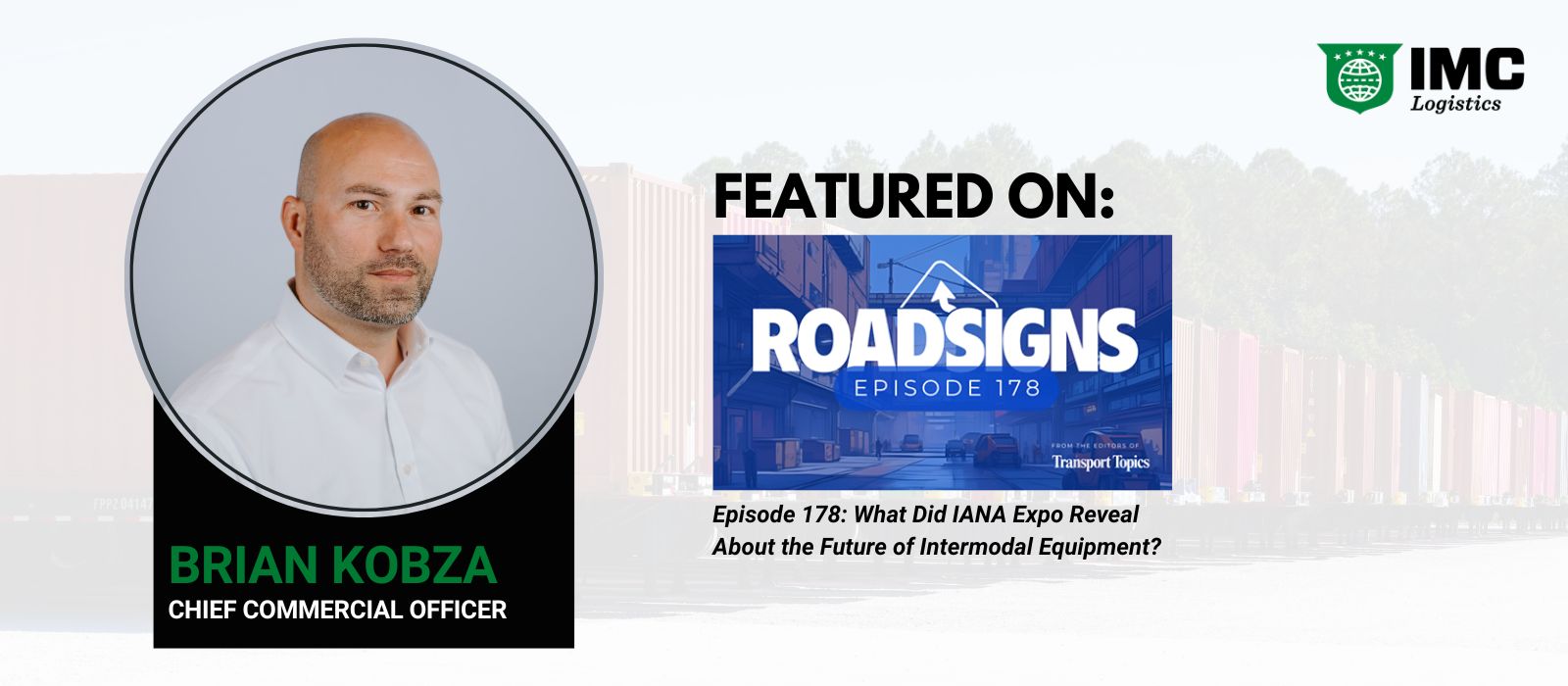 Brian Kobza on Transport Topics Roadsigns Podcast