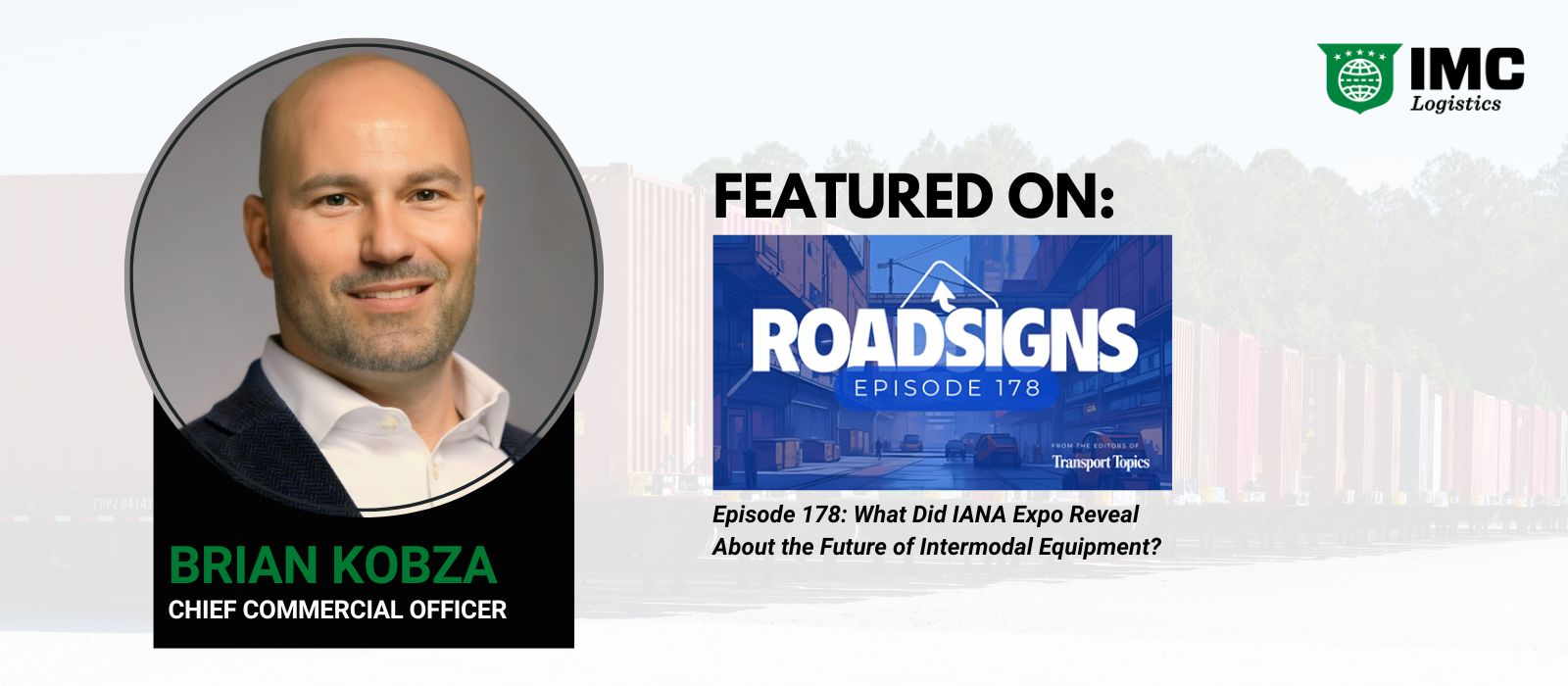 Brian Kobza on Transport Topics Roadsigns Podcast