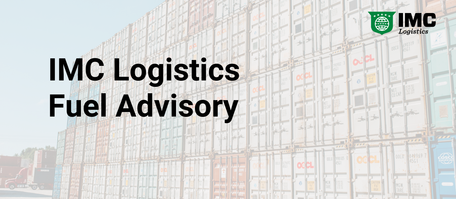 IMC Logistics Fuel Advisory