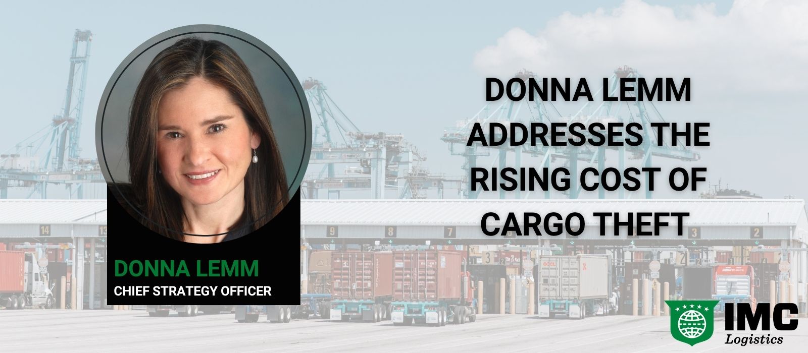 Donna Lemm presented keynote on the growing threat of cargo theft for Americans
