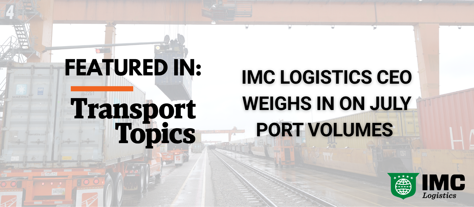 CEO Responds on U.S. Port Activity and Market Conditions